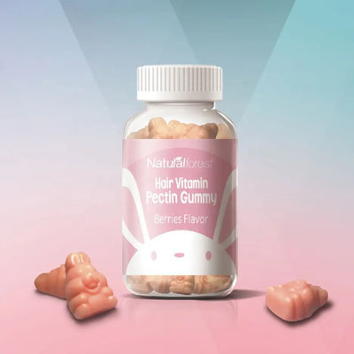 GMP HALAL Biotin Vitamin Gummies Bear For Hair Growth
